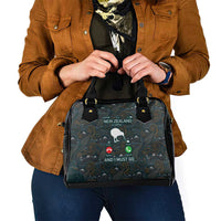 New Zealand is Calling and I Must Go Shoulder Handbag Kiwi Bird Silhouette TS04 - Polynesian Pride