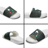 New Zealand is Calling and I Must Go Slide Sandals Kiwi Bird Silhouette TS04 - Polynesian Pride