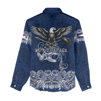 American Samoa Eagle Women Casual Shirt Sea Turtle Traditional Polynesian Tribal Tattoo TS04 - Polynesian Pride