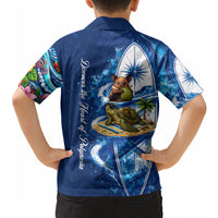 American Samoa Pago Pago Hawaiian Shirt Sea Turtle And Fruit Bat - Tropical Hibiscus Flowers Polynesian TS04 - Polynesian Pride