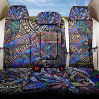 American Samoa Warrior Back Car Seat Cover Polynesian Fruit Bat Talofa Urban Graffiti Street Art