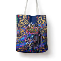 American Samoa Warrior Tote Bag Polynesian Fruit Bat Talofa Urban Graffiti Street Art TS04 - Polynesian Pride
