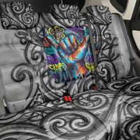 Chur Bro Shaka Sign Back Car Seat Cover New Zealand Koru Colorful Graffiti Splash TS04 - Polynesian Pride