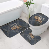 New Zealand She’ll Be Right Bathroom Set NZ Slang No. 8 Wire Map Pattern TS04 - Polynesian Pride
