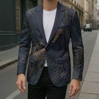 New Zealand She’ll Be Right Blazer NZ Slang No. 8 Wire Map Pattern TS04 - Polynesian Pride