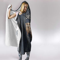 New Zealand She’ll Be Right Hooded Blanket NZ Slang No. 8 Wire Map Pattern TS04 - Polynesian Pride