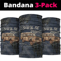 New Zealand She’ll Be Right Neck Gaiter NZ Slang No. 8 Wire Map Pattern TS04 package One Size: 25*50cm Navy Slate - Polynesian Pride