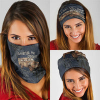 New Zealand She’ll Be Right Neck Gaiter NZ Slang No. 8 Wire Map Pattern TS04 - Polynesian Pride
