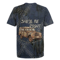 New Zealand She’ll Be Right Rugby Jersey NZ Slang No. 8 Wire Map Pattern TS04 - Polynesian Pride