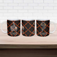 Tu Meke Maori New Zealand Slang Ceramic Mug with Glow Neon Step Style TS04 - Polynesian Pride