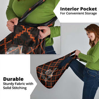 Tu Meke Maori New Zealand Slang Grocery Bag with Glow Neon Step Style TS04 - Polynesian Pride