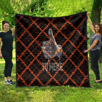 Tu Meke Maori New Zealand Slang Quilt with Glow Neon Step Style TS04 - Polynesian Pride