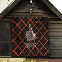 Tu Meke Maori New Zealand Slang Quilt with Glow Neon Step Style TS04 - Polynesian Pride