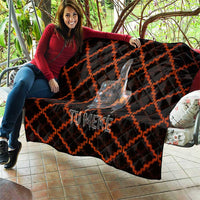 Tu Meke Maori New Zealand Slang Quilt with Glow Neon Step Style TS04 - Polynesian Pride