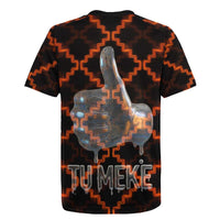 Tu Meke Maori New Zealand Slang Rugby Jersey with Glow Neon Step Style TS04 - Polynesian Pride