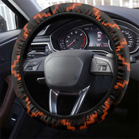 Tu Meke Maori New Zealand Slang Steering Wheel Cover with Glow Neon Step Style TS04 - Polynesian Pride