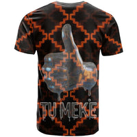 Tu Meke Maori New Zealand Slang T Shirt with Glow Neon Step Style TS04 - Polynesian Pride