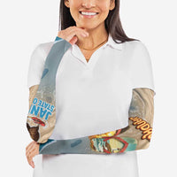 Kiwi Jandal Beach Life Arm Sleeves New Zealand Flip Flops Ocean Wave Surf Style TS04 - Polynesian Pride