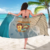 Kiwi Jandal Beach Life Sarong New Zealand Flip Flops Ocean Wave Surf Style TS04 - Polynesian Pride