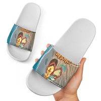 Kiwi Jandal Beach Life Slide Sandals New Zealand Flip Flops Ocean Wave Surf Style TS04 - Polynesian Pride