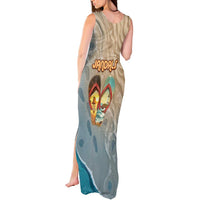 Kiwi Jandal Beach Life Tank Maxi Dress New Zealand Flip Flops Ocean Wave Surf Style TS04 - Polynesian Pride