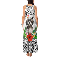 Polynesian Shih Tzu Tank Maxi Dress Polynesian Pattern And Shih Tzu TS04 - Polynesian Pride