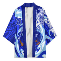 Chuuk Micronesian Roots Kimono Polynesian Tribal Pattern Hibiscus Flower And Stingray Art
