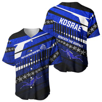 Kosrae Deep Sea Scuba Diving Baseball Jersey Blue Hole Beneath The Surface Coral Reef Graphic Art