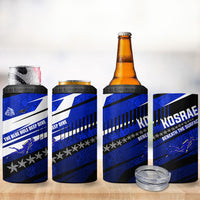 Kosrae Deep Sea Scuba Diving 4 in 1 Can Cooler Tumbler Blue Hole Beneath The Surface Coral Reef Graphic Art