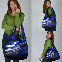Kosrae Deep Sea Scuba Diving Grocery Bag Blue Hole Beneath The Surface Coral Reef Graphic Art