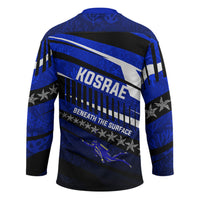 Kosrae Deep Sea Scuba Diving Hockey Jersey Blue Hole Beneath The Surface Coral Reef Graphic Art