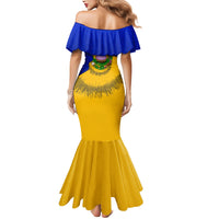 Kosrae Fafa Culinary Heritage Mermaid Dress Kosraean Gold Taro Tradition Illustration With Coconut Leaves