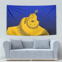 Kosrae Fafa Culinary Heritage Tapestry Kosraean Gold Taro Tradition Illustration With Coconut Leaves