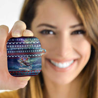 Tonga Christmas AirPods Case with Singing Whale Ocean Scene National Coat of Arms TS04 - Polynesian Pride