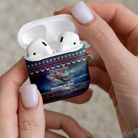 Tonga Christmas AirPods Case with Singing Whale Ocean Scene National Coat of Arms TS04 - Polynesian Pride