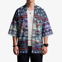 Tonga Christmas Kimono with Singing Whale Ocean Scene National Coat of Arms - Polynesian Pride
