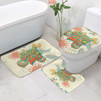 NZ Slang Sweet As Kiwi Shaka Sign Bathroom Set New Zealand Surfboards Sun and Tropical Beach Retro