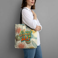 NZ Slang Sweet As Kiwi Shaka Sign Tote Bag New Zealand Surfboards Sun and Tropical Beach Retro