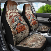 Choice Bro Graffiti Handshake Car Seat Cover New Zealand Slang Fern Brick Wall and Urban Street Art