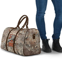 Choice Bro Graffiti Handshake Travel Bag New Zealand Slang Fern Brick Wall and Urban Street Art