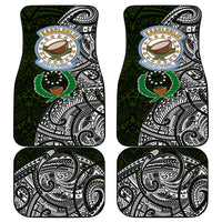 Pohnpei Federated States Of Micronesia Car Mats Polynesian Tribal Heritage Art With Kaselehlie State Seal