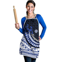 Northern Mariana Islands Saipan Apron Polynesian Tribal Pattern - Commonwealth Seal Art TS04 - Polynesian Pride