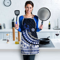 Northern Mariana Islands Saipan Apron Polynesian Tribal Pattern - Commonwealth Seal Art TS04 - Polynesian Pride