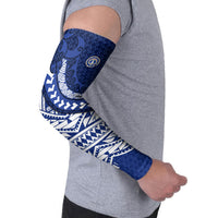 Northern Mariana Islands Saipan Arm Sleeves Polynesian Tribal Pattern - Commonwealth Seal Art TS04 - Polynesian Pride