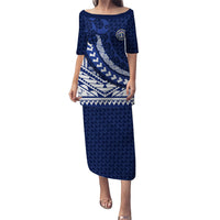 Northern Mariana Islands Saipan Family Matching Puletasi and Hawaiian Shirt Polynesian Tribal Pattern - Commonwealth Seal Art