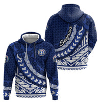 Northern Mariana Islands Saipan Hoodie Polynesian Tribal Pattern - Commonwealth Seal Art TS04 - Polynesian Pride