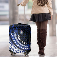 Northern Mariana Islands Saipan Luggage Cover Polynesian Tribal Pattern - Commonwealth Seal Art TS04 - Polynesian Pride