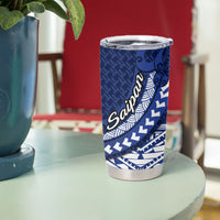 Northern Mariana Islands Saipan Tumbler Cup Polynesian Tribal Pattern - Commonwealth Seal Art TS04 - Polynesian Pride