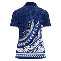 Northern Mariana Islands Saipan Women Polo Shirt Polynesian Tribal Pattern - Commonwealth Seal Art TS04 - Polynesian Pride