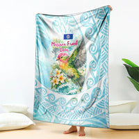 Saipan CMNI Blanket Polynesian Northern Mariana Islands Fruit Dove Watercolor TS04 - Polynesian Pride